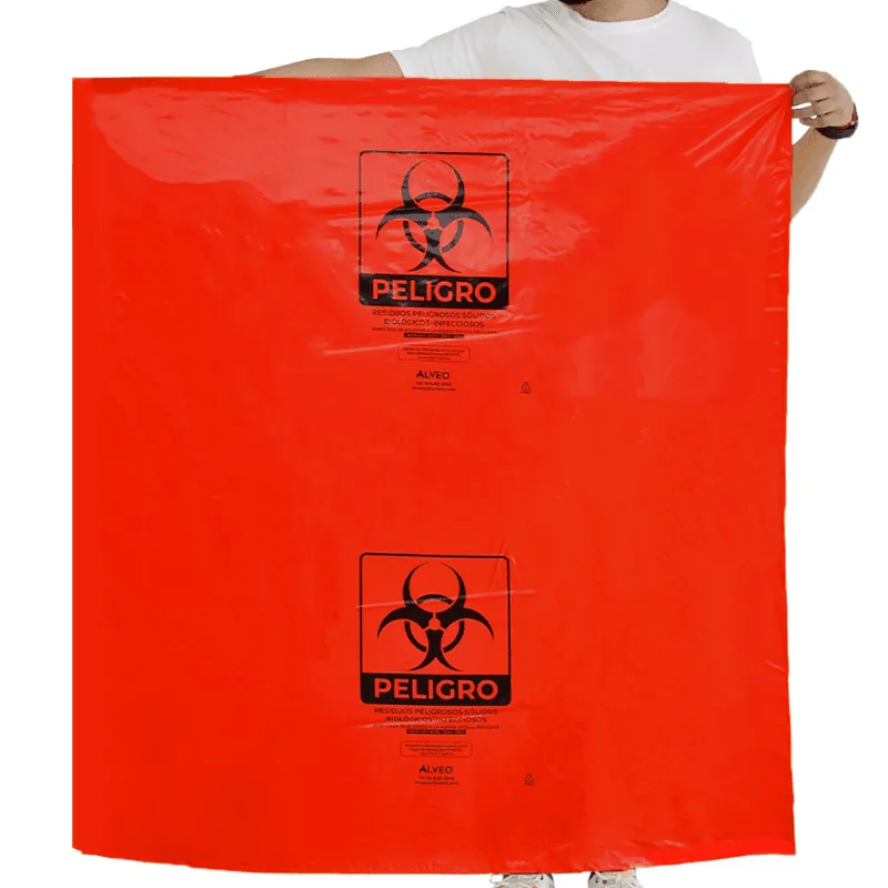 Bolsa Roja RPBI 110×120 cal.400 cm — calibre 400, certificada NOM-087